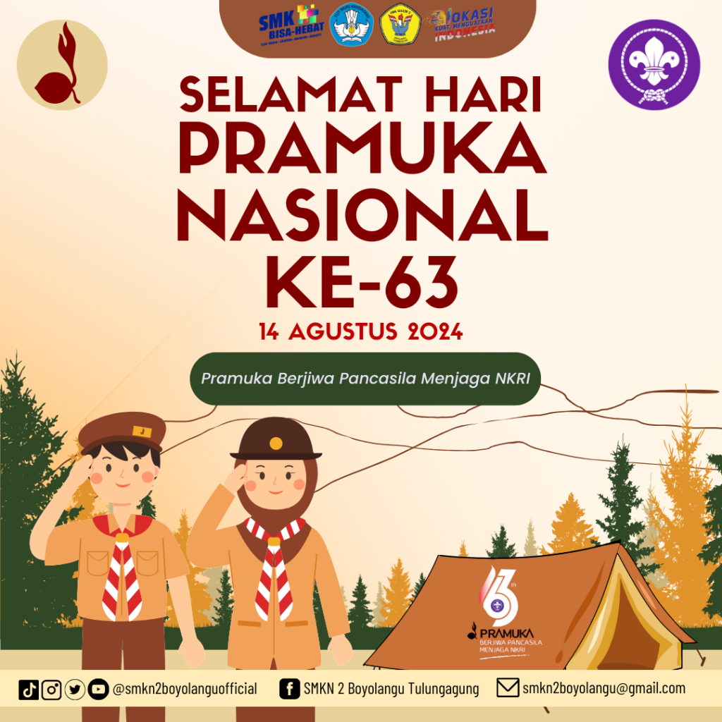 Upacara Memperingati Hari Pramuka 14 Agustus 202…